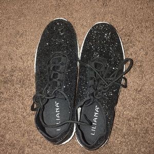 Cute glitter tennis shoes